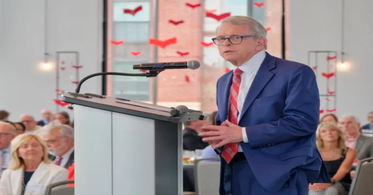 Ohio Gov. Mike DeWine Rebukes False Conspiracy Theories Promoted by Trump and Vance