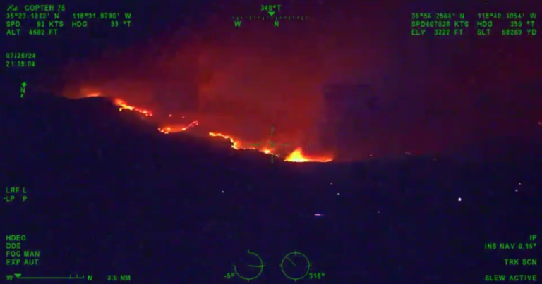 SoCal fire update Fire map California Line Fire containment San Bernardino fire evacuation National Guard wildfire response